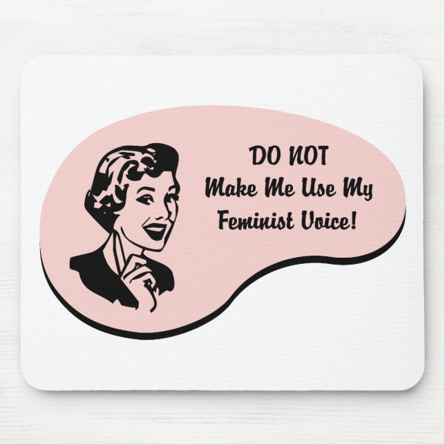 Mousepad Voz feminista (Frente)