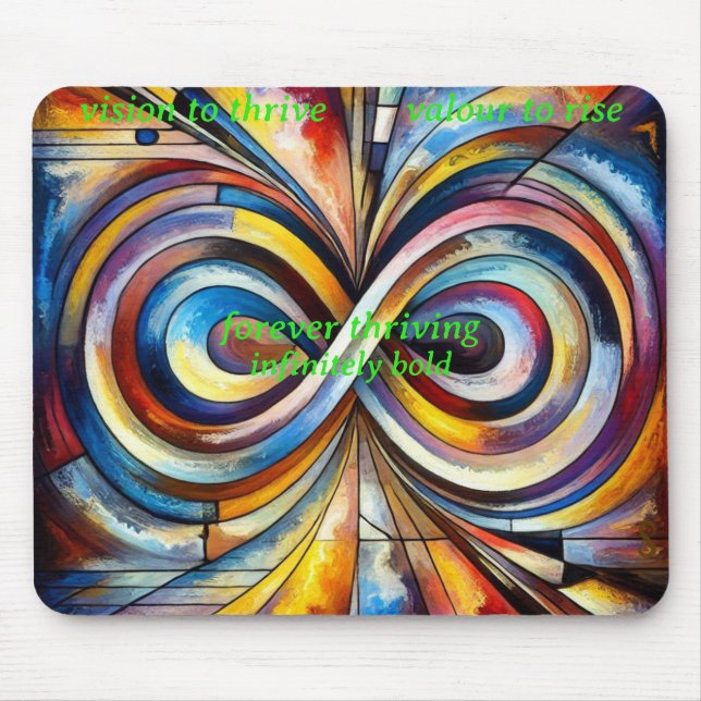 MOUSEPAD VTVR-ABSTRACTPINFINITY2-MP - SUPORTE DE RATO (Frente)