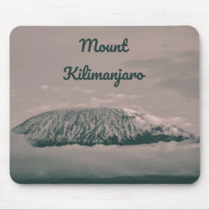 Mousepad Vulcão de neve Mount Kilimanjaro na Tanzânia Áf