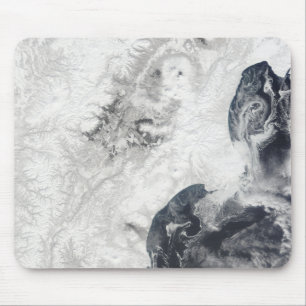 Mousepad Vulcões na península de Kamchatka central