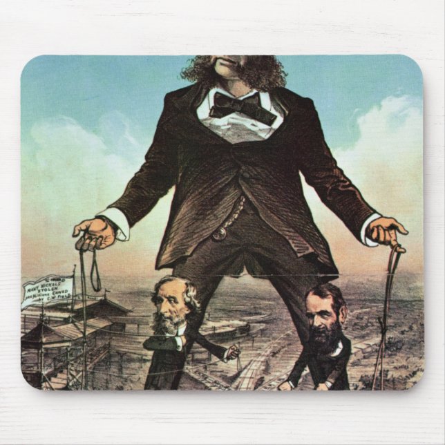 Mousepad W.H. Vanderbilt como 'um colosso das estradas (Frente)