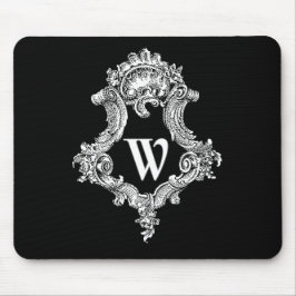 Mousepad W Monograma Inicial