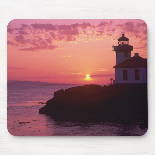 Mousepad WA, San Juan Island, Limão Kiln Lighthouse, 1919, (Frente)