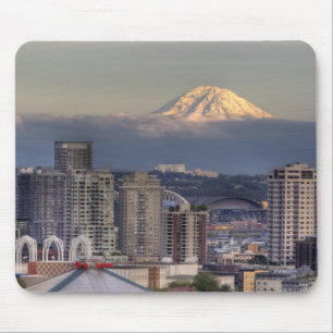 Mousepad WA, Seattle, Monte Rainier do Parque Kerry
