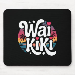 Mousepad Waikiki Honolulu Havaí Praia Tropical Surf Vac