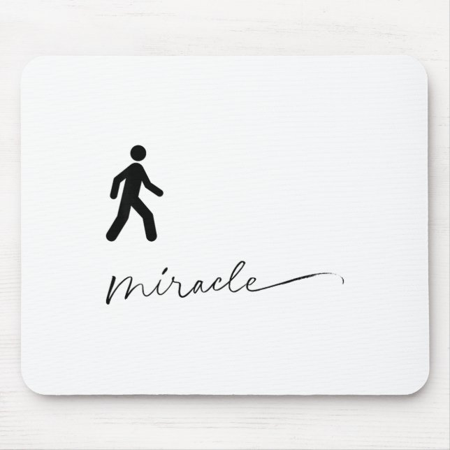 Mousepad Walking Miracle Apparel  (Frente)