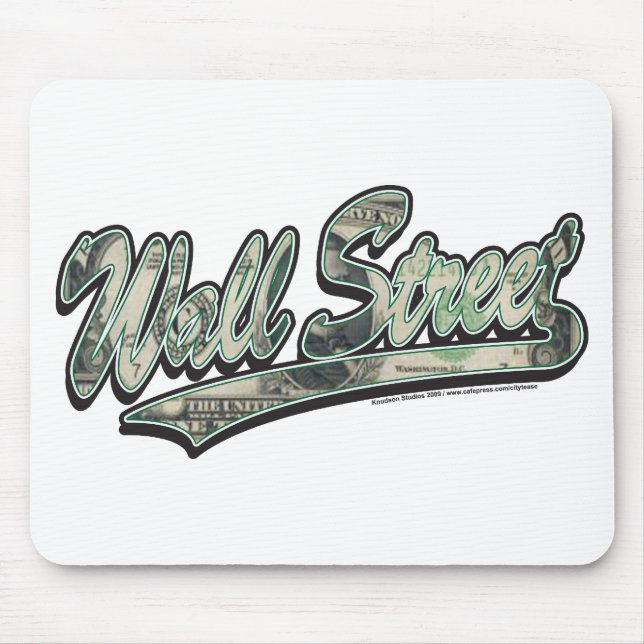 Mousepad Wall Street Baseball Script, High Finance (Frente)