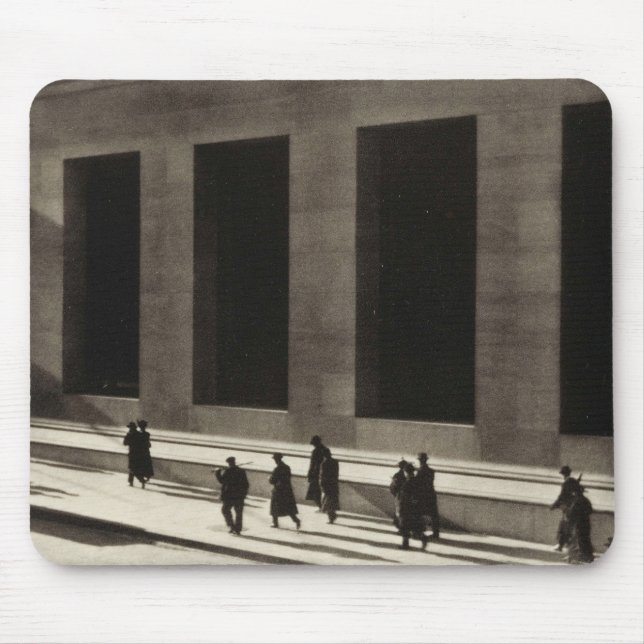 Mousepad Wall Street (por Paul Strand, 1915) (Frente)