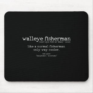 Mousepad Walleye Pescador Definição Funny Cote Pesca G