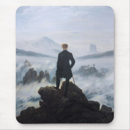 Mousepad Wanderer Acima do Mar de Nevoeiro (por C.D. Friedr