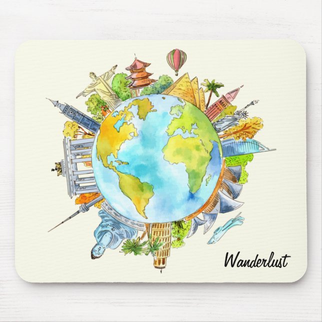 Mousepad Wanderlust (Frente)