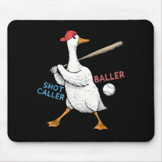 Mousepad Wanna Be Baller Shot Caller Funny Goose Playing