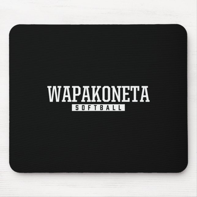 Mousepad Wapakoneta High School Softll  (Frente)