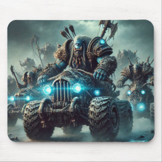 Mousepad Warlords of the Wasteland – Orcs on the Hunt