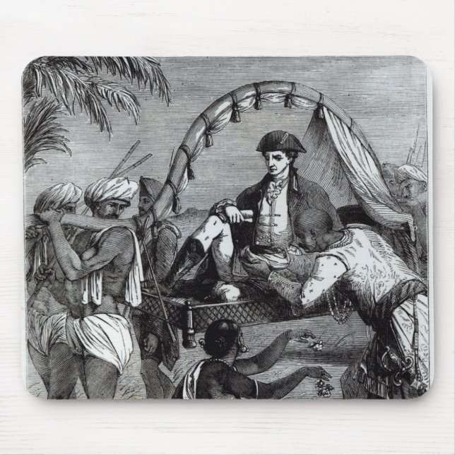 Mousepad Warren Hastings em India em 1784 (Frente)