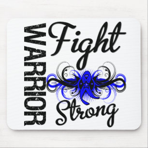 Mousepad Warrior Fight Strong Colon Cancer