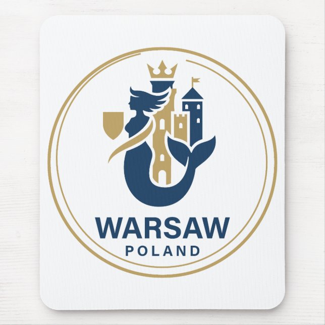 Mousepad Warsaw Poland Europe (Frente)