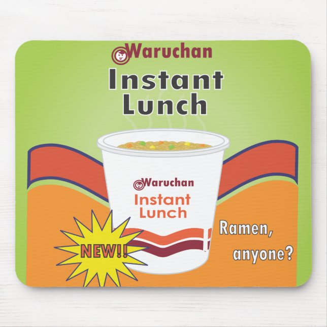 Mousepad Waruchan - Ramen (Frente)
