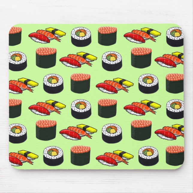 Mousepad Wasabi Green Sushi (Frente)