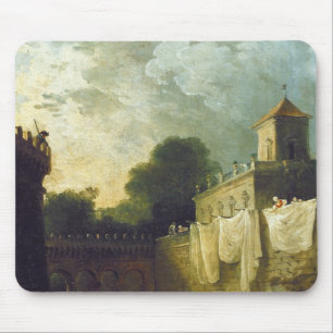 Mousepad Washerwomen no fosso de uma casa de campo italiana