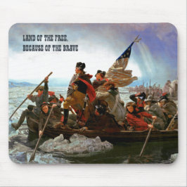Mousepad Washington cruzando a arte delaware