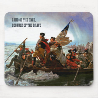 Mousepad Washington cruzando a arte delaware
