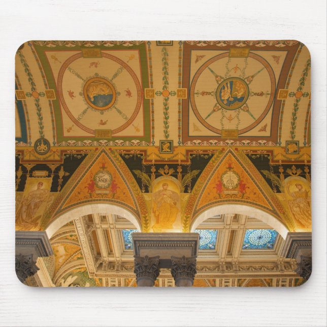 Mousepad WASHINGTON, D.C. EUA. Teto no Grande Salão de (Frente)