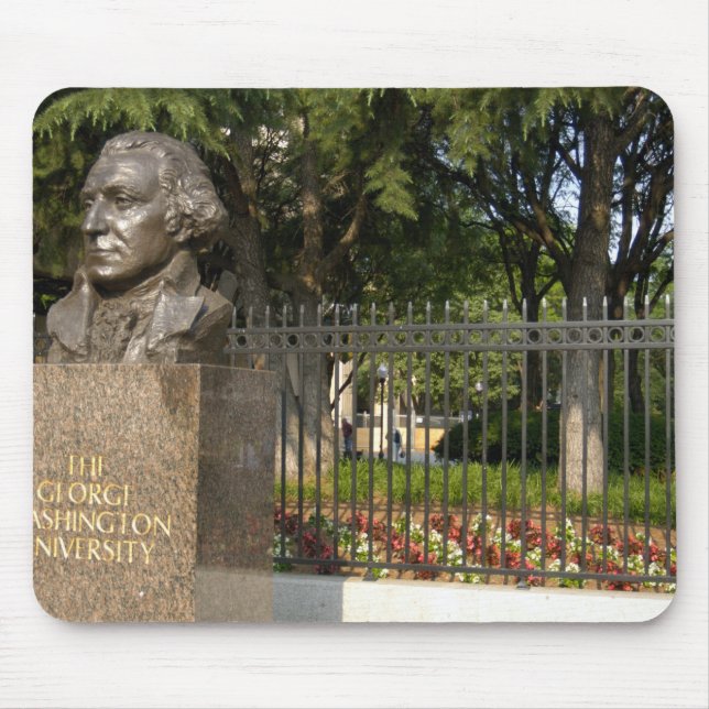 Mousepad Washington, DC, estátua de George Washington, O (Frente)