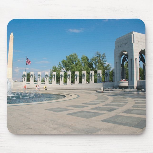Mousepad Washington, DC, Memorial Nacional da Segunda Guerr (Frente)