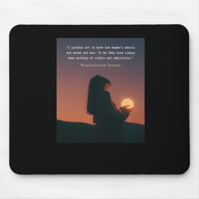 Mousepad Washington Irving Cote Que Prometo Não Saber Como (Frente)
