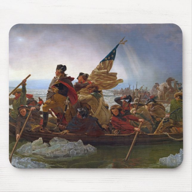 Mousepad Washington que cruza o Rio Delaware (Frente)