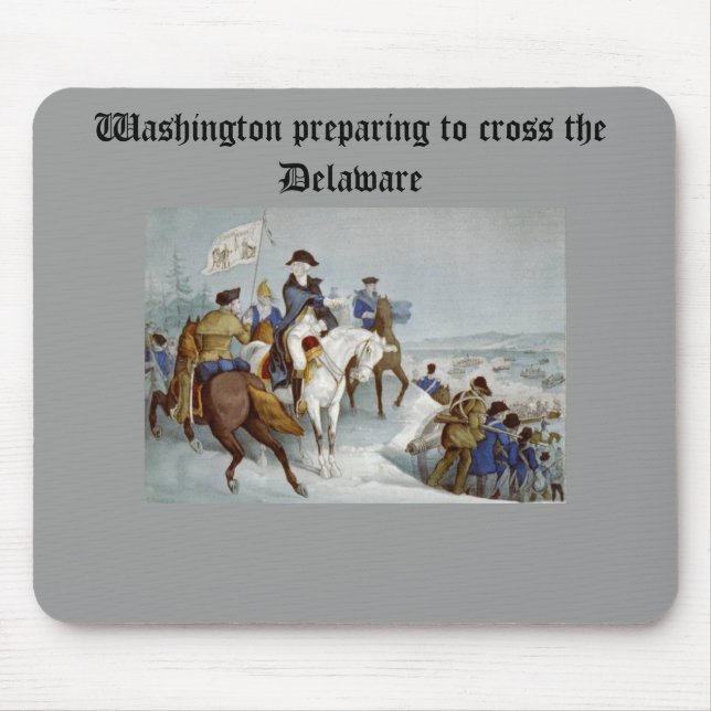 Mousepad Washington se preparando para atravessar o Delawar (Frente)