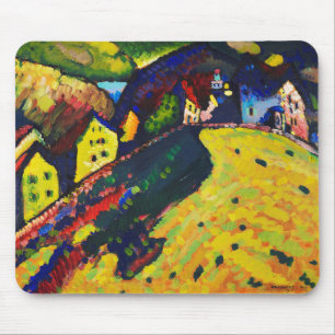 Mousepad Wassily Kandinsky. Casas em Murnau. Expressionismo