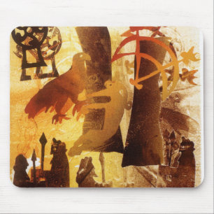 Mousepad Watchstone e símbolos