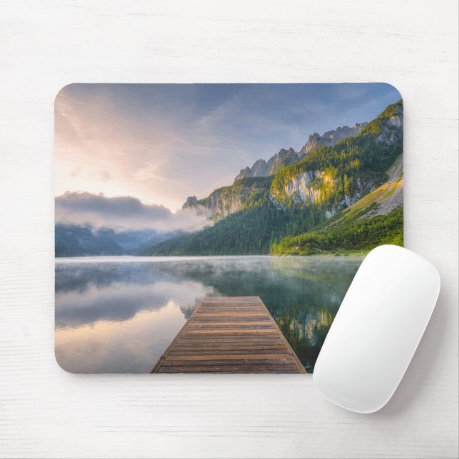Mousepad Water | Azure Alpine Lake, Austria (Com mouse)