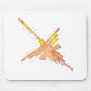 Mousepad Watercolor Nazca Hummingbird
