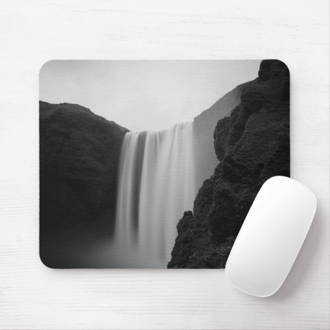 Mousepad Waterfalls | Skogafoss Waterfall, Iceland (Com mouse)