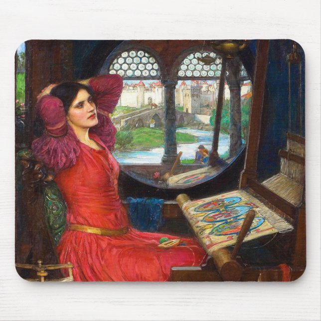 Mousepad Waterhouse Estou Meio Doente de Sombras (Frente)