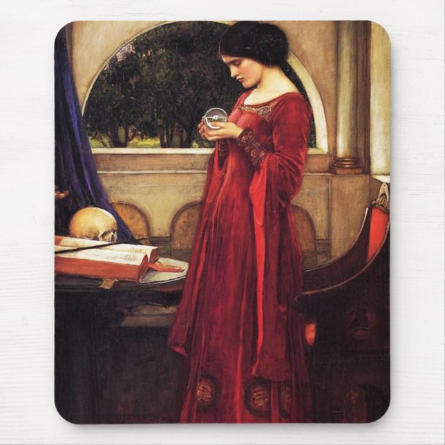 Mousepad Waterhouse o tapete do rato da bola de cristal (Frente)
