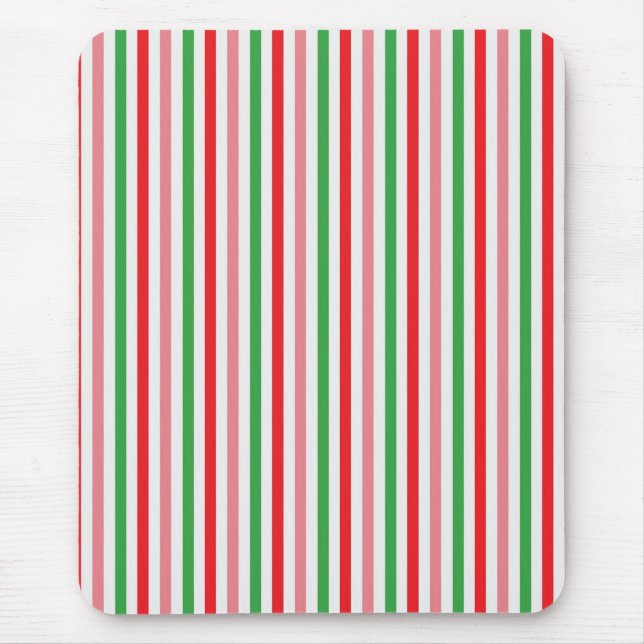 Mousepad Watermelon Summer Strips Papel Digital (Frente)