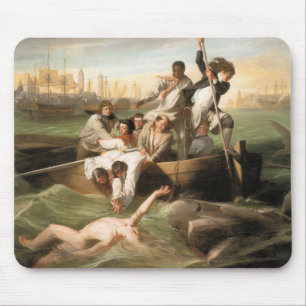 Mousepad Watson e o tubarão, por John Singleton Copley