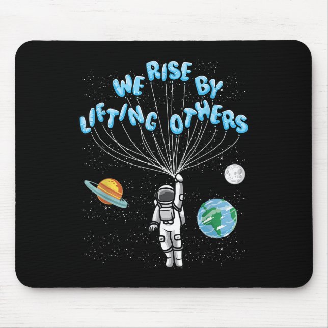 Mousepad We Rise Motivational Quote - Clic Fit, Short Sleev (Frente)