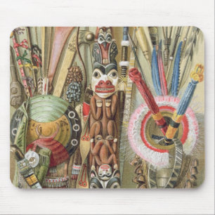 Mousepad Weaponsutensils e ornamento dos AmericanIndians