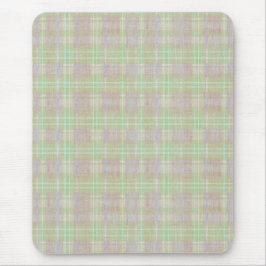 Mousepad Weathered Neutral Sage Plaid