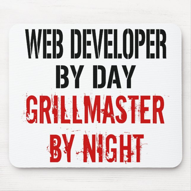 Mousepad Web Developer Grillmaster (Frente)