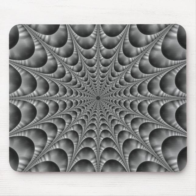 Mousepad Web em preto e branco (Frente)