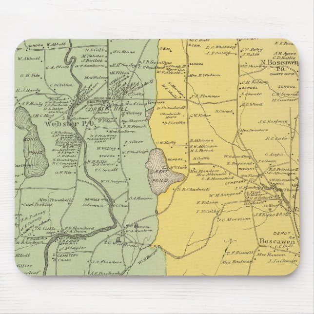 Mousepad Webster, Boscawen (Frente)