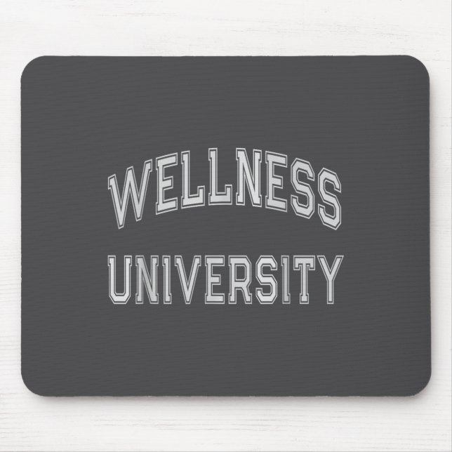 Mousepad Wellness University Squad Fitness Coach Gym Health (Frente)
