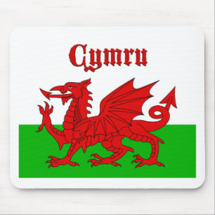 Mousepad Welsh Flag Cymru