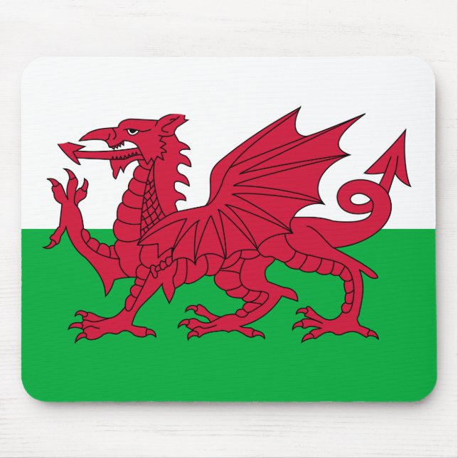 Mousepad Welsh Flag (País de Gales) (Welsh Dragon) (Frente)